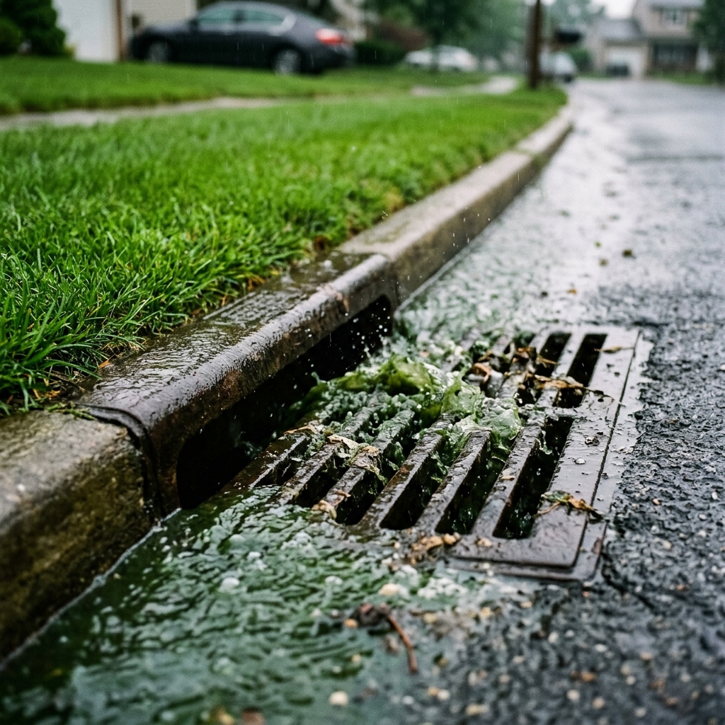 Storm drain illustration from Project: BLACKOUT